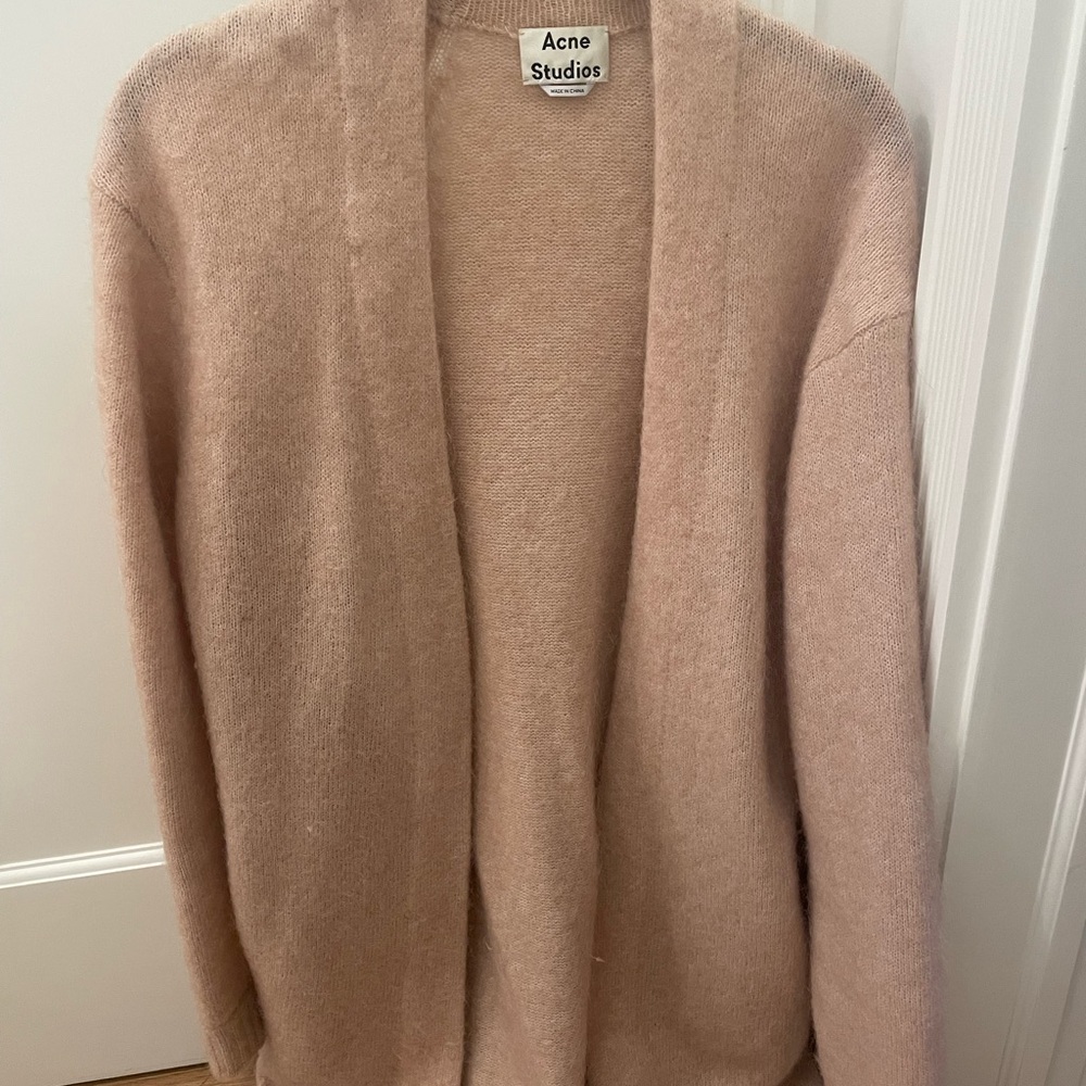Acne Blush Mohair Cardigan